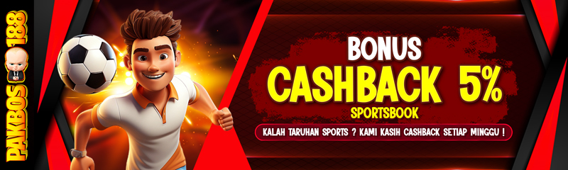 BONUS CASHBACK SPORTSBOOK 5%